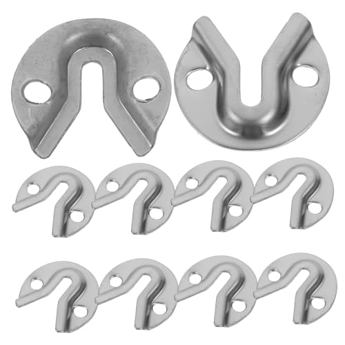 CANIGHT 10 Stück Metall-Bilderrahmen-Aufhänger ineinander greifende Haken zur Wandmontage glatte Kante und robuste Metallkonstruktion.