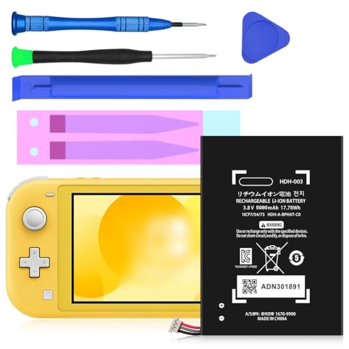 BOANV für HDH-003 Akku 5080mAh, Ersatzakku für Nintendo Switch Lite [Upgrade] Ultra High Capacity Li-ion Ersatzakku kompatibel mit Nintendo Switch Lite, Lite HDH-003 HDH-001 Lite