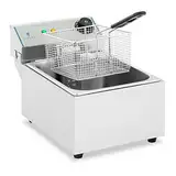 Royal Catering RCEF-10EY-ECO Fritteuse Edelstahl Elektro Fritteuse mit Korb 3200 W 10 Liter Max. Füllmenge ECO-Modell