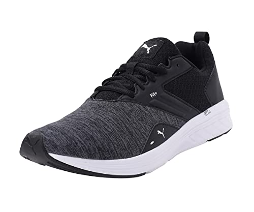 PUMA Unisex NRGY Comet Straßenlaufschuhe, Puma Black-Puma White, 44 EU