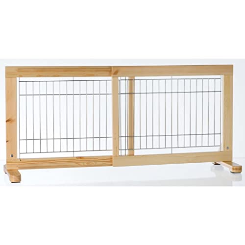 TRIXIE stufenlos verstellbaresTürgitter "Absperrgitter, Holz, 65–108 × 50 cm, braun"- 3944