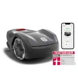 Husqvarna Mähroboter Automower Aspire R4 für 400 m² Fläche I Akku Rasenmäher Roboter, Steuerung per Connect App (inkl. Sprachsteuerung, WLAN, Bluetooth) mit Installations-Kit