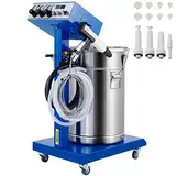 VEVOR Pulverbeschichtungsgerät WX-958 Powder Coating Machine 40W Pulverpistole system 50L Pulverbeschichten set 550g/min Spritzpistole Powder Spraying Machine für verschiedliche Metallgerät