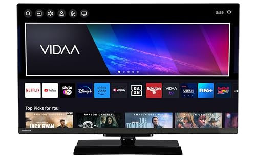 Toshiba 32LV3E63DAZ 32 Zoll Fernseher/VIDAA Smart TV (Full HD, HDR, Triple-Tuner, Bluetooth, Dolby Audio) [2024]