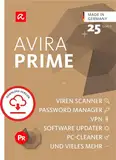 Avira Prime | 25 Geräte | Antivirus & Security | 1 Jahr | Aktivierungscode per Email