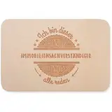 JUNIWORDS Frühstücksbrettchen, Ich bin dieser legendäre Immobiliensachverständiger, von dem alle reden, Holzbrett Frühstücksbrett Holzbrettchen (5052949)