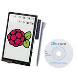 ELEGOO Display 3.5" Zoll TFT LCD Touch Screen Monitor 480x320 für Raspberry Pi mit Allen Daten und Touch Pen (SPI Schnittstelle)