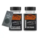 TRISTARcolor Autolack Lackstift Set für Karmann D6U Dunkelgrün Metallic/Dunkelgrun Metallic Basislack Klarlack je 50ml