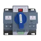 Dual Power Automatischer Transferschalter, 220V 63A 2P ATS Mini Dual Power Automatic Transfer Switch, Elektrische Wahlschalter für Aufzüge, Überwachung, Brandbekämpfung, Bürogebäude usw