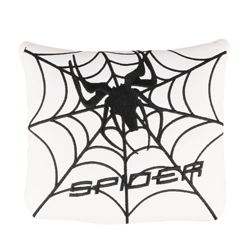 Mallet Spider Putter Cover Magnetic | Mallet Putter Headcover - Golfputterkopfabdeckung, Golfkopfabdeckungen Mit Magnetverschluss Für Golfliebhaber, Quadratische Putterabdeckung Durch Den Schutz Ihres