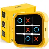 Tic Tac Toe Spiel, Elektronisch Tic-Tac-Toe Bolt Spiel, 3-In-1-Puzzlespielkonsole, Bildungsspielzeug für Bildungs- und Gedächtnistraining für alle Altersgruppen