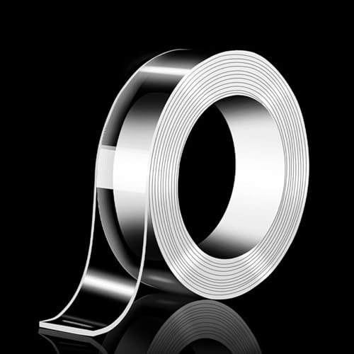3M Doppelseitiges Klebeband Extra Stark,Nano Tape Spurloses,Double Sided Tape,Wasserfest Ablösbar Non-Marking Nano Klebeband für Teppich, Foto Wand,Küche,Zuhause,Postern