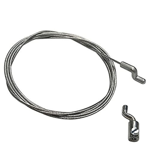 cyclingcolors Rasenmäher bowdenzug seilzug antrieb kabel mit Kabelklemme Z kopfe nippel stahl gaszug zug innenzug traktor