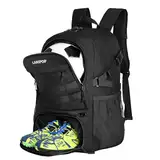 LARIPOP | Basketball & Fußball Rucksack Taschen Mit Schuhfach Ballhalter Für Sport Basketball, Volleyball & Fußball Spieler Teen Kinder Jungen Mädchen Mann Und Gewebte Sport Duffel Gym Rucksäcke