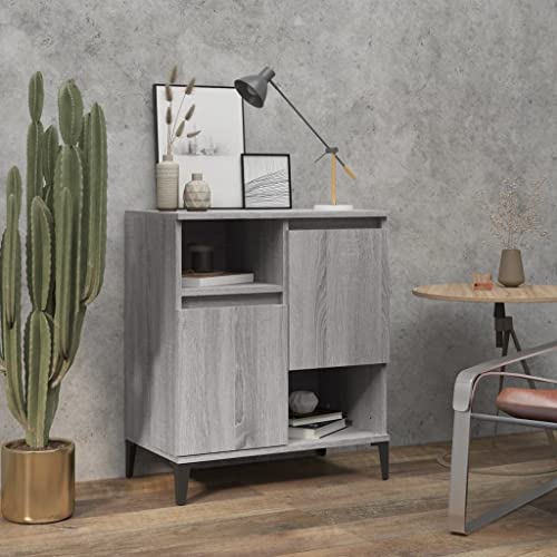 GZDZ Sideboard Grau Sonoma 60x35x70cm Holzwerkstoff für Wohnartikel