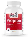 ZeinPharma Propionsäure 500mg 120 Kapseln - Natrium Propionat rein und in optimaler Dosierung, Darmflora Kapseln, Nahrungsergänzungsmittel vegan, laborgeprüft