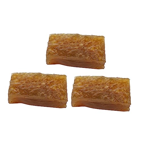BESTonZON 3 Stück abrasive Reinigungsmittel Sandpapier Reinigungs-Radierstift für Schlittschuh Werkzeug Schleifen Entfernung Doppelwippen-Griffband-Radierer abrasiver Reiniger Gummi Braun
