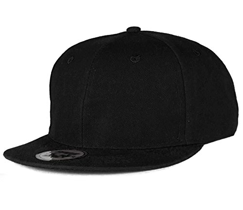 4sold Junior Original Cap Unisex Jungen Mädchen Mütze Baseball Cap Hut Kinder Kappe (Black)