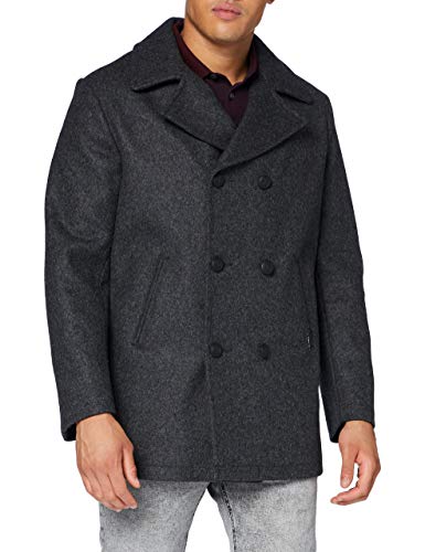 Armor Lux Herren KERMOR Caban Pijacke Caban Homme Kermor, grau meliert, 46 (Herstellergröße: 46)