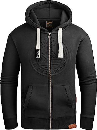 Grin&Bear Hoodie Herren Sweatshirt GEC601 Schwarz M