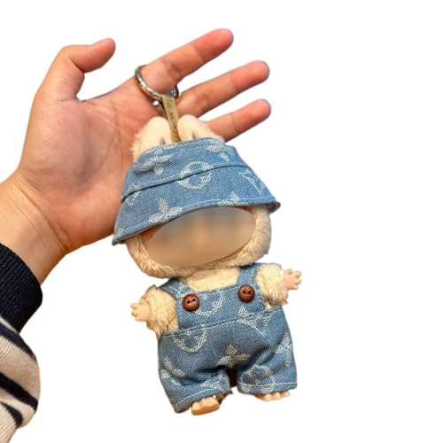 Puppe Kleidung, Bekleidung für 17cm Puppe Plüsch, Kuscheltier Kleidung Outfit nur Bekleidungs zubehör für 17cm Puppe Plush Pullover Hoodie Bekleidung (A)