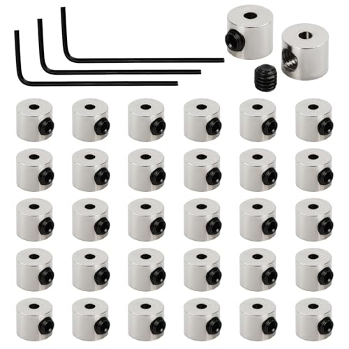 Cozlly 30stk Pin Backs Locking, Pin Backs Verriegelung, Pin Rücken 200 Anstecker Verschluss mit Schraubenschlüssel, Stift Keepers Verschluss Schließe, Pin Keeper für Schmuck DIY Brosche Namensschild