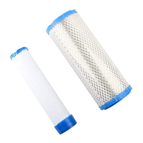 Qualiy Luftfilter und Vorfilter in Industriequalität, Kunststoff-Luftfilter, Gartenzubehör, Werkzeug, geeignet für 2508301 250825 Filterersatz