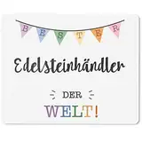 JUNIWORDS Mauspad Mousepad, Bester Edelsteinhändler der Welt (5696236)