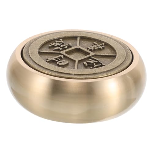 GANAZONO Messing Herrscher Papier flach halten Antike Briefbeschwerer Schreibtischornament aus Messing Briefbeschwerer aus Messing Glücksbringer Büro Briefbeschwerer Dark Brown