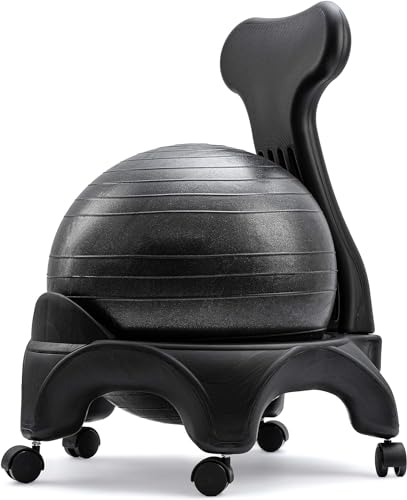 Bestmann Ball Chair I Balance Chair with Wheels