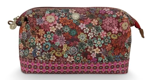 PiP Studio Cooper Cosmetic Purse Large Tutti i Fiori Pink 26x18x12cm