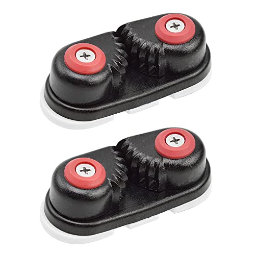 2 Stück Nockenklampe für Boote, Aluminiumlegierung Schnelleinstiegs-Nockenklampe für Segelboot, Segeln, Kajak, Bootszubehör