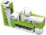 Emainer Golfball, 3 softe Golfbälle mit maximaler Reichweite, Dieser Ball kennt Dein Handicap, 1x 3er-Pack, weiß