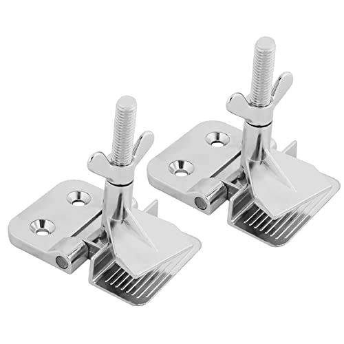 Siebdruckklemmen, 2 Stück Siebrahmen Schmetterlingsscharnierklemme Edelstahl Siebdruckdrucker DIY Hobby Werkzeug