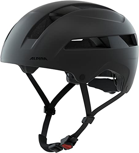 ALPINA Unisex – Erwachsene SOHO Fahrradhelm, Black matt, 59-61