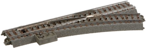 Märklin 24612 – Modelleisenbahn Weiche rechts, C-Gleis, Spur H0, Radius R2, Länge 188,3 mm