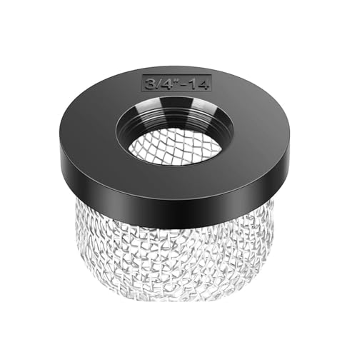 Mesh Belüfter Siebsieb Edelstahl Mesh Filter für Lebendbrunnenpumpe 3/4 Zoll 14 Innengewinde Verstärkte Filterung