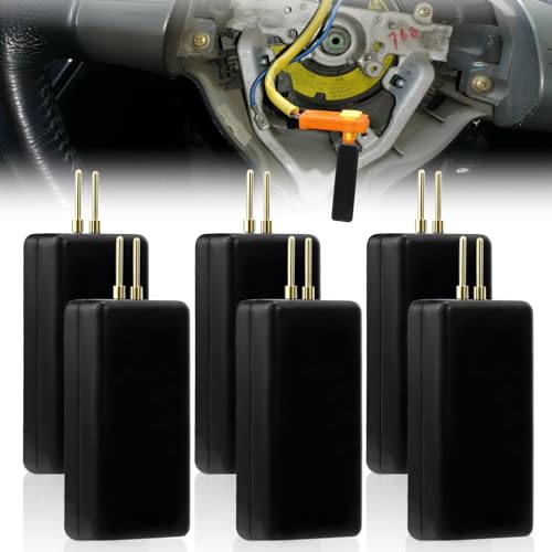 6 Pcs Auto Airbag Simulator, Universal Auto SRS Airbag, Airbag-Diagnose-Erkennungstool, für Diagnose Fehlerbehebung Erkennung