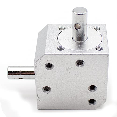 Toplionace Rechtwinkliges Konisches Kegelradgetriebe, Mini 1 Modul 20 Zähne 90° Winkelantrieb Lenkgetriebe Geschwindigkeitsverhältnis 1: 1 Doppelte 8mm Welle