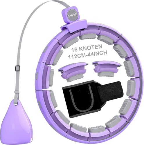 Professionelle Fitnessgeräte für zu Hause lila intelligente stille Gewichte Fitnessring - effiziente Fettverbrennung und Formung, Anpassung an eine Vielzahl von Workout-Bedürfnisse