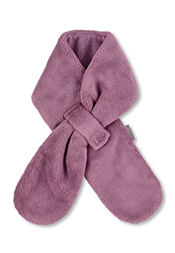 Sterntaler Unisex Baby Schal aus Teddyflausch, Rückseite Baumwollfleece, Rosa, 80