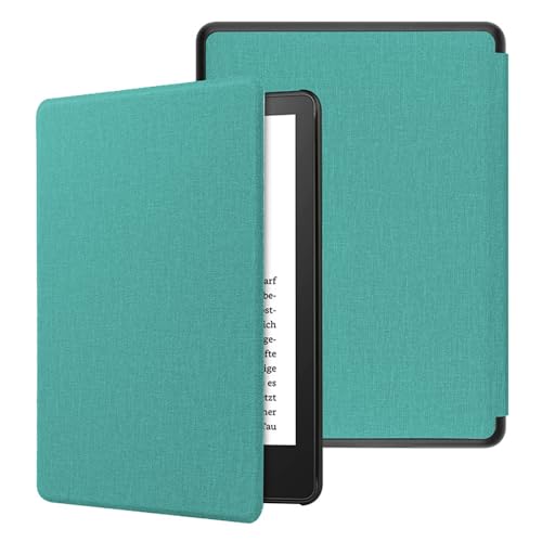 TOKILO Hülle für 7 Zoll Paper-White (12. Generation - 2024) und Colorsoft Signature Edition 2024, Ultradünne Leichte Schutzhülle Hülle mit Auto Sleep/Wake (A1-Grün)