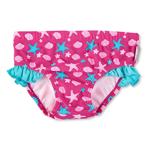 Sterntaler Baby - Mädchen Sealife Badehose, Magenta 745, 116 EU