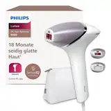 Philips Lumea IPL Haarentfernungsgerät 8000 Series – Haarentfernungsgerät mit SenseIQ Technologie, 2 Aufsätze für Körper und Gesicht (Modell BRI944/00)