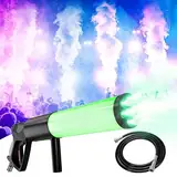 Gassäulenpistole, CO2-Jet-Maschine mit 6 LED-Perlen, RGB-Effekt, Geeignet für Hochzeiten, Bars, Kommerzielle Shows, Partys, Musikshows, Halloween, Weihnachten