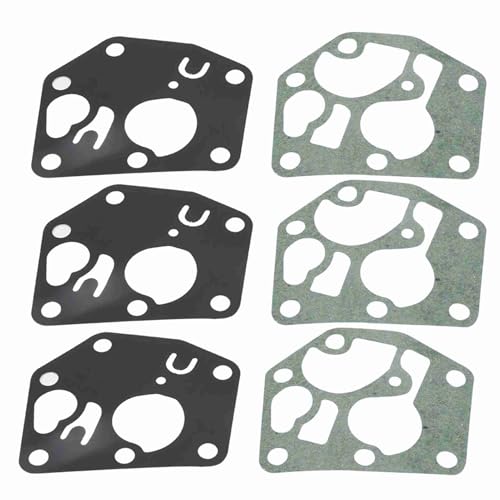 Zwerchfell-, Briggs- und Stratton -Vergaser Kits 3 X Vergaser Kohlenhydratmembrandichtungskits Briggs und Stratton Carburettor Membran Dichtung Ersetzen Sie Teil 795083