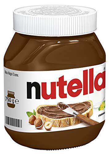 nutella – Nuss-Nugat-Creme als Aufstrich oder für leckere Rezepte – 1 x 750 g