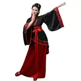 BOZEVON Damen Kleidung Tang Anzug - Altertümlich Chinesischen Stil Traditionellen Kostüm Hanfu Kleider - für Bühnenshow Performances Cosplay, Stil-1/M