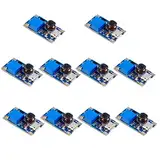 DC-DC Step Up Boost Converter Aufwärtswandler 2V-24V bis 5V-26V 2A Micro USB LAOMAO Voltage Regulator Kompatibel für Arduino (Pack of 10)