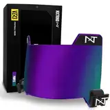 NXTRND VZR3 Football-Visier mit gebogener Linsentechnologie, passend für Erwachsene- und Jugend-Football-Helme, Lila